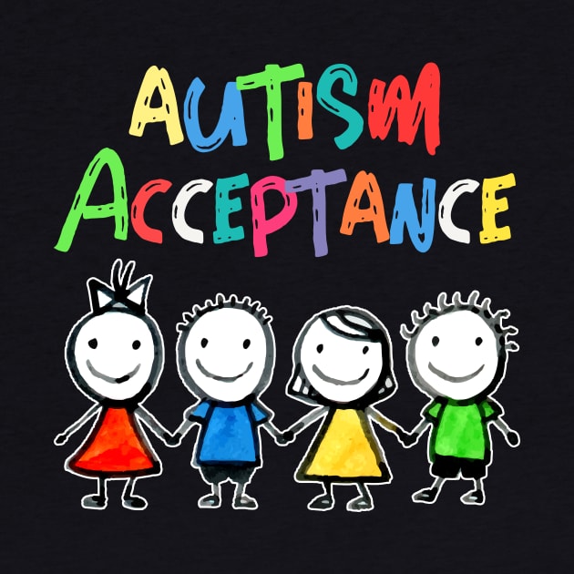 Autism Acceptance by Hip City Merch